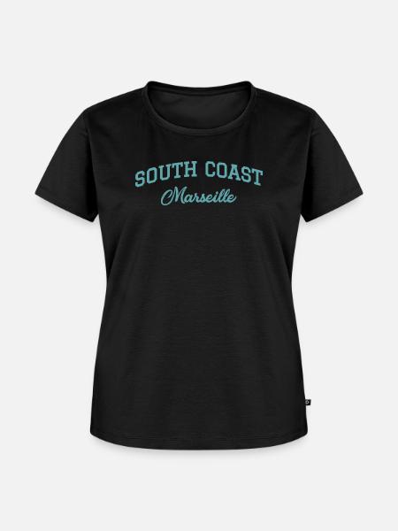 SÜDKÜSTE Marseille - Frauen Premium Bio T-Shirt - Schwarz