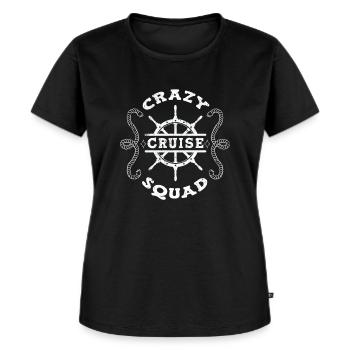 Kreuzfahrt Freunde Kreuzfahrtschiff - Frauen Premium Bio T-Shirt - Schwarz - Vorne - Selfina (174cm)
