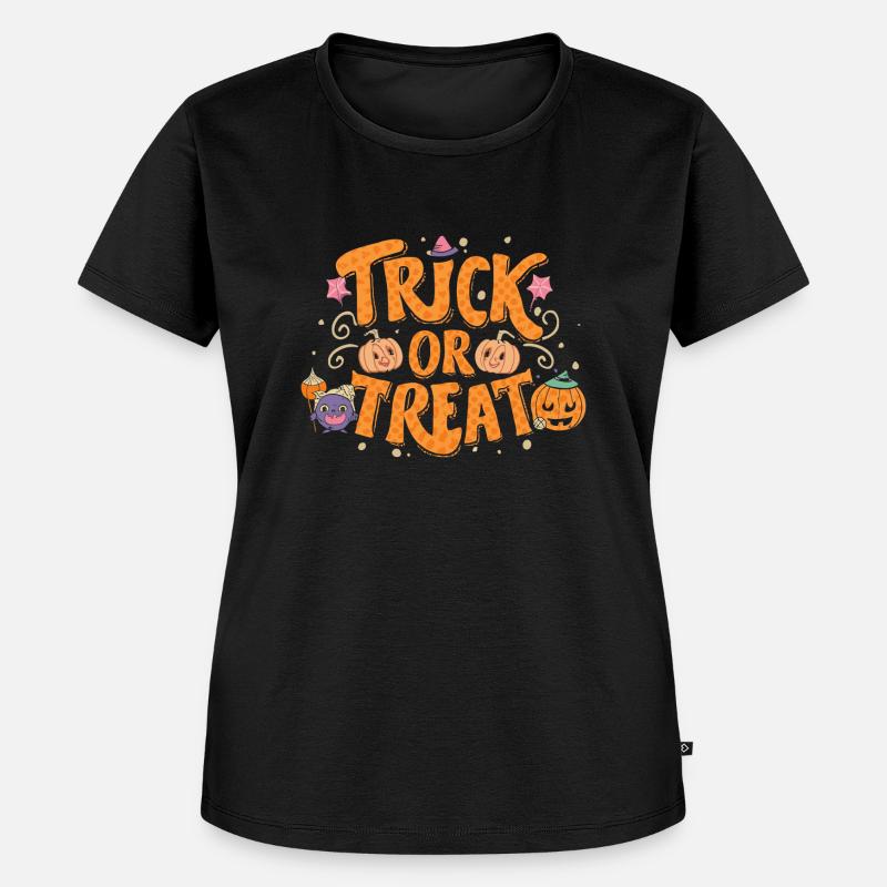 Trick or Treat Süßes oder Saures - T-shirt Premium bio Femme - noir