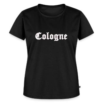 koeln - Frauen Premium Bio T-Shirt - Schwarz - Vorne - Selfina (174cm)