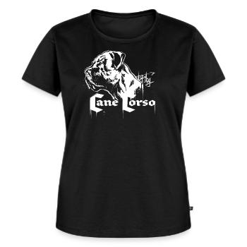 Cane Corso - Frauen Premium Bio T-Shirt - Schwarz - Vorne - Selfina (174cm)