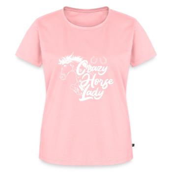 Équitation Sport équestre - T-shirt Premium bio Femme - rose - Devant - AI Model Female 172 dark (172cm)