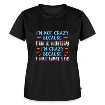 Nanny Babysitter Childminder - Women's Premium Organic T-shirt - black - Front - Selfina (174cm)