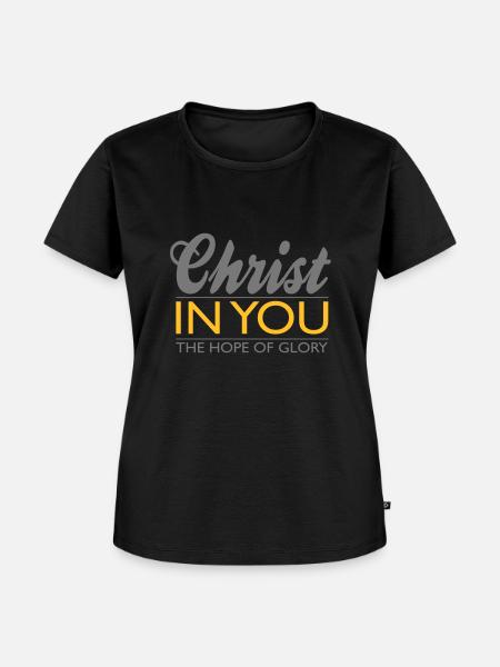 Christ in you - Frauen Premium Bio T-Shirt - Schwarz