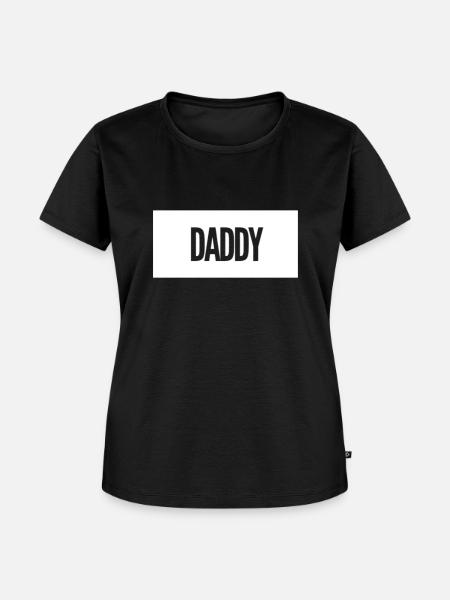 Daddy - Frauen Premium Bio T-Shirt - Schwarz