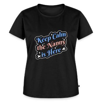Nanny Babysitter Childminder - Women's Premium Organic T-shirt - black - Front - Selfina (174cm)