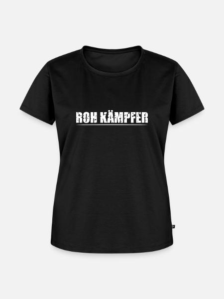Roh Kämpfer - Frauen Premium Bio T-Shirt - Schwarz