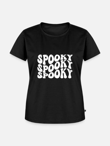 Spooky - Frauen Premium Bio T-Shirt - Schwarz