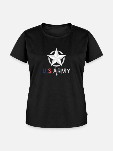 US-Armee - Frauen Premium Bio T-Shirt - Schwarz