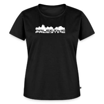 Palestina Homeland Nation Origin Arabia Gaza - Women's Premium Organic T-shirt - black - Front - Selfina (174cm)