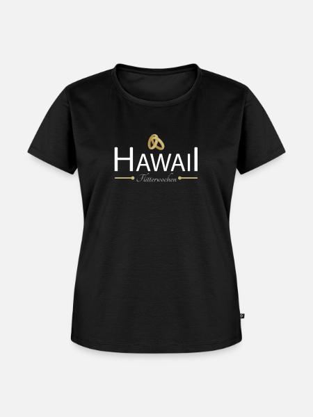 Flitterwochen Hawaii - Frauen Premium Bio T-Shirt - Schwarz