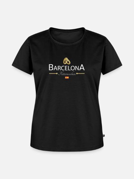 Flitterwochen Barcelona - Frauen Premium Bio T-Shirt - Schwarz