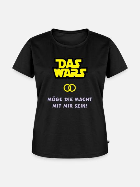 Das Wars - Frauen Premium Bio T-Shirt - Schwarz