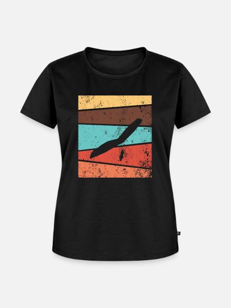 Paragliding Paraglider Geschenk - Frauen Premium Bio T-Shirt - Schwarz