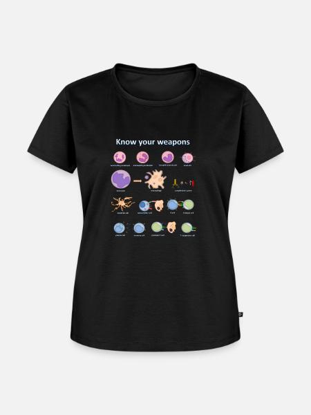 Immune system - Frauen Premium Bio T-Shirt - Schwarz