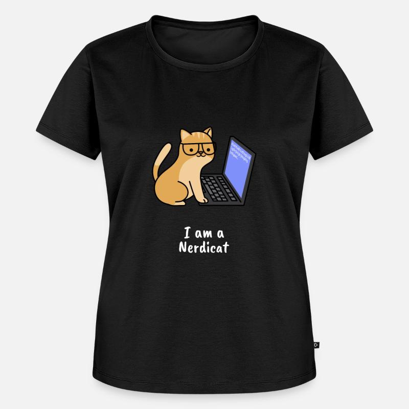 Nerdicat Computer Scientist Programmation Nerd Coding - T-shirt Premium bio Femme - noir