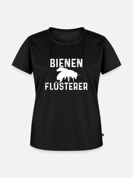 Bienen Flüsterer - Frauen Premium Bio T-Shirt - Schwarz