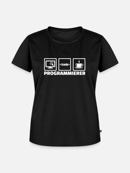 Programmierer - Frauen Premium Bio T-Shirt - Schwarz