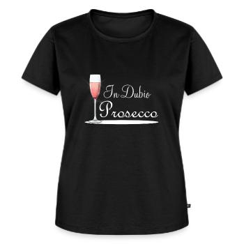 In Dubio Prosecco Anwalt Jura Student - Frauen Premium Bio T-Shirt - Schwarz - Vorne - Selfina (174cm)