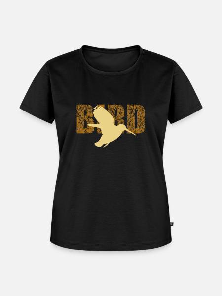 bird - Frauen Premium Bio T-Shirt - Schwarz