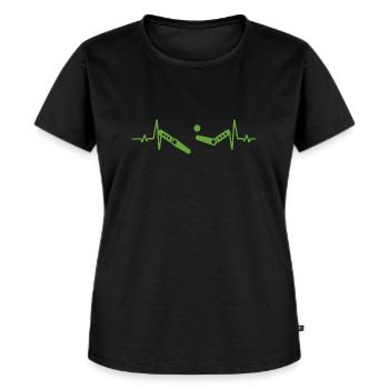 Flipper Jeu d'arcade - T-shirt Premium bio Femme - noir - Devant - Selfina (174cm)