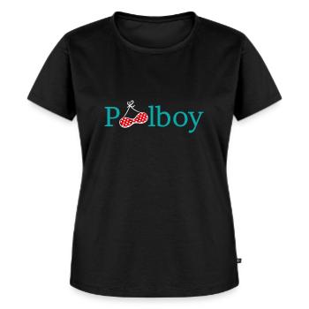 Pool Boy Swimming Lifeguard - Women's Premium Organic T-shirt - black - Front - Selfina (174cm)
