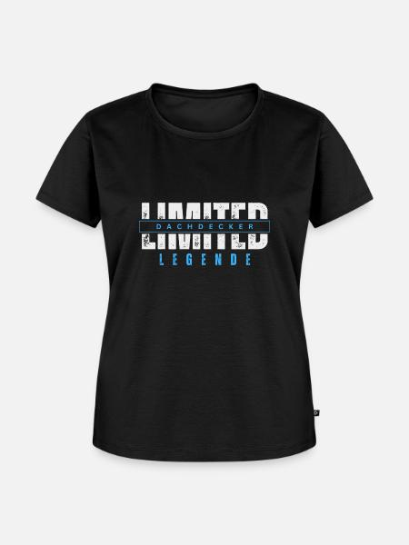 Limited Dachdecker Legende. - Frauen Premium Bio T-Shirt - Schwarz