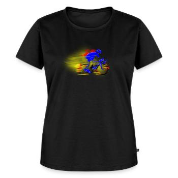racing bicycle - Premium økologisk T-shirt til kvinder - sort - Foran - Selfina (174cm)