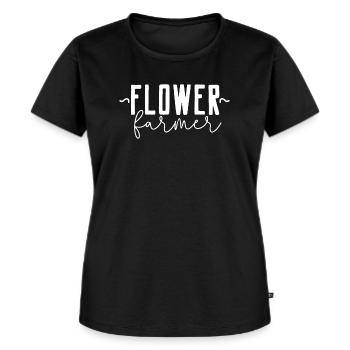 Gärtner Gärtnerei - Frauen Premium Bio T-Shirt - Schwarz - Vorne - Selfina (174cm)