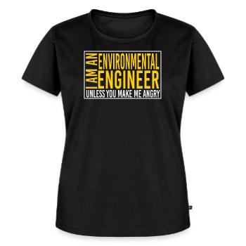I Am an Environmental Engineer - Women's Premium Organic T-shirt - black - Front - Selfina (174cm)