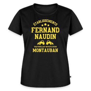 les tontons flingueurs, film culte, Montauban - T-shirt Premium bio Femme - noir - Devant - Selfina (174cm)