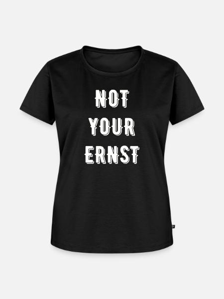 Not your Ernst Denglisch - Frauen Premium Bio T-Shirt - Schwarz