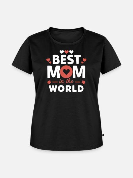 Beste Mama der Welt - Frauen Premium Bio T-Shirt - Schwarz