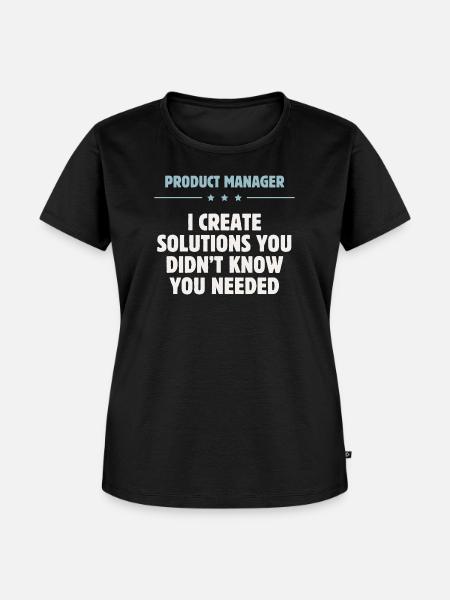 Product Manager - Solutions - Frauen Premium Bio T-Shirt - Schwarz