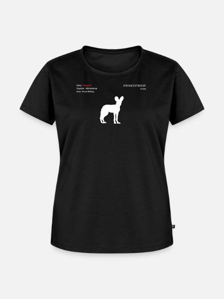 Hund - Frauen Premium Bio T-Shirt - Schwarz