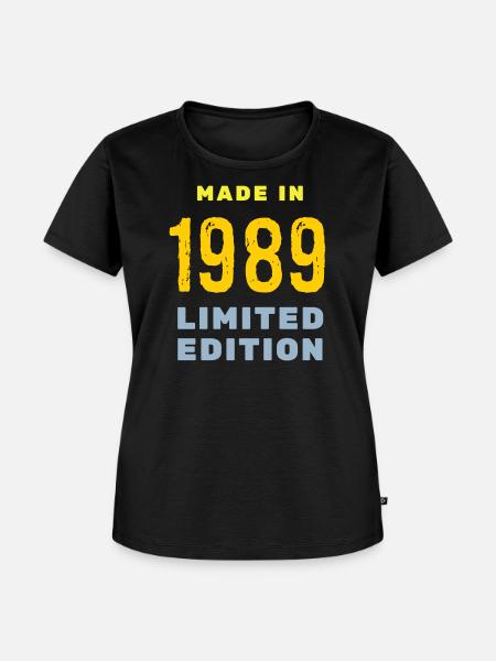 1989 - Frauen Premium Bio T-Shirt - Schwarz