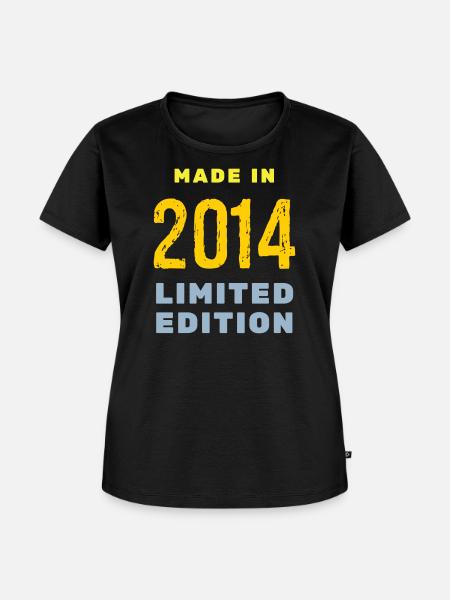 2014 - Frauen Premium Bio T-Shirt - Schwarz