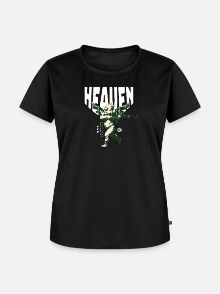 Heaven Unisex Streetwear - Frauen Premium Bio T-Shirt - Schwarz