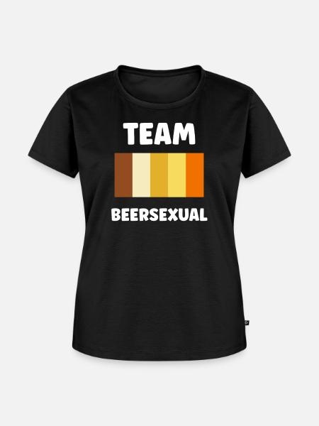 Team Beersexual Palette T-Shirt - Frauen Premium Bio T-Shirt - Schwarz
