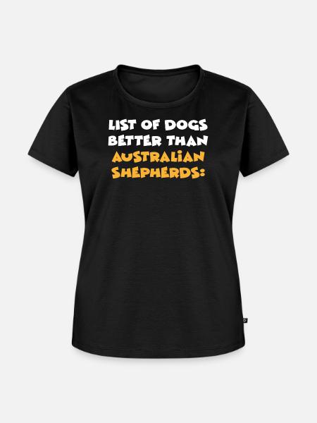 Australian Shepherd - Frauen Premium Bio T-Shirt - Schwarz