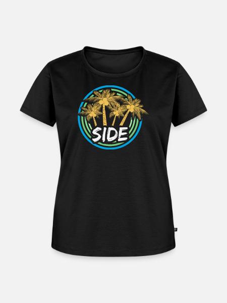 Side - Frauen Premium Bio T-Shirt - Schwarz