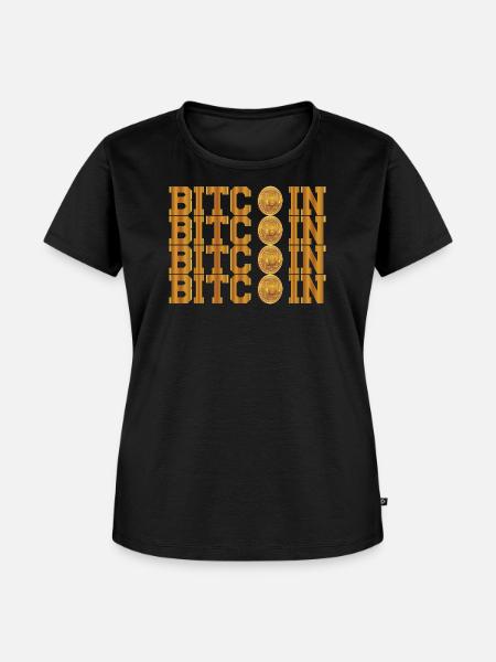 Bitcoin - Frauen Premium Bio T-Shirt - Schwarz