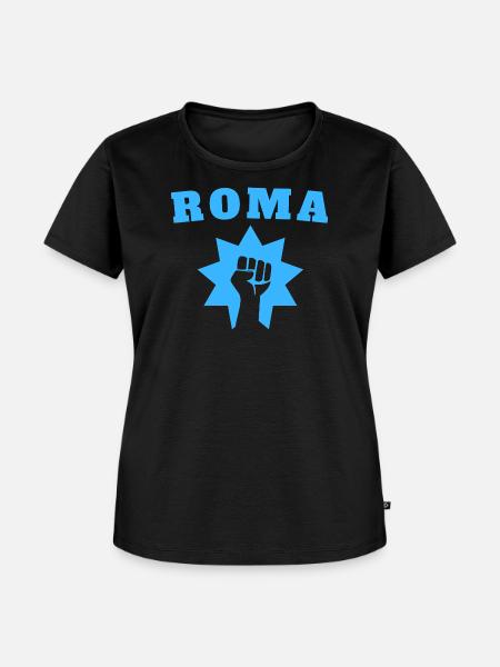Roma - Frauen Premium Bio T-Shirt - Schwarz