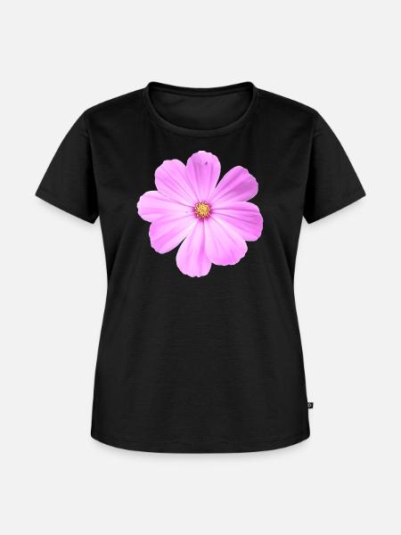 Blume - Frauen Premium Bio T-Shirt - Schwarz