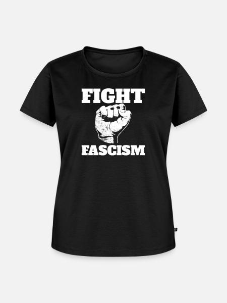 Kampf gegen den Faschismus Antifaschismus - Frauen Premium Bio T-Shirt - Schwarz