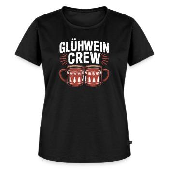 Mulled Wine Crew Merry Christmas Market - Women's Premium Organic T-shirt - black - Front - Selfina (174cm)
