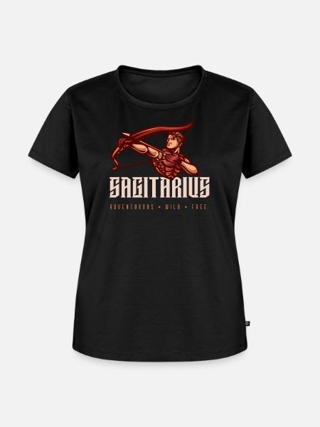 Schütze - Frauen Premium Bio T-Shirt - Schwarz