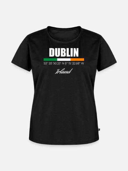 Dublin - Frauen Premium Bio T-Shirt - Schwarz