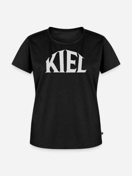 Kiel - Frauen Premium Bio T-Shirt - Schwarz