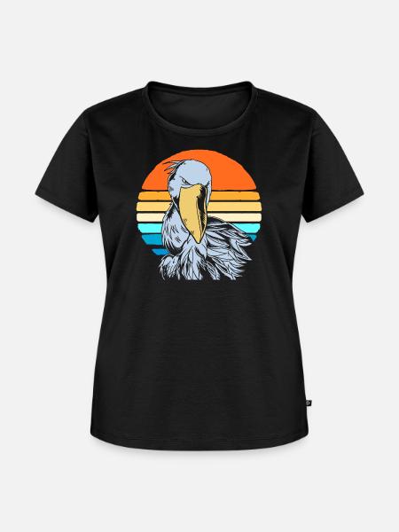 Schuhschnabel - Frauen Premium Bio T-Shirt - Schwarz